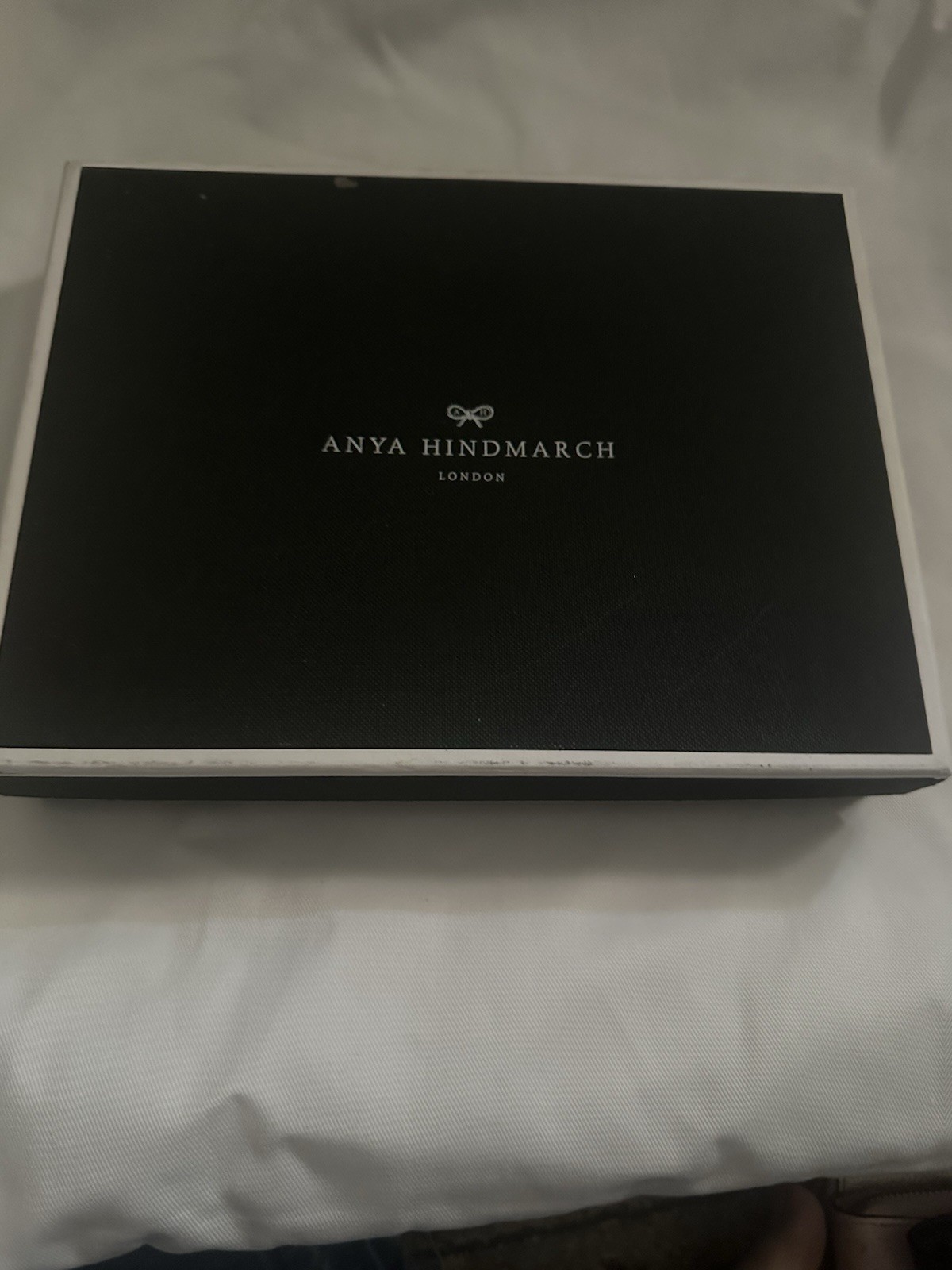 Anya Hindmarch London Beige leather journal