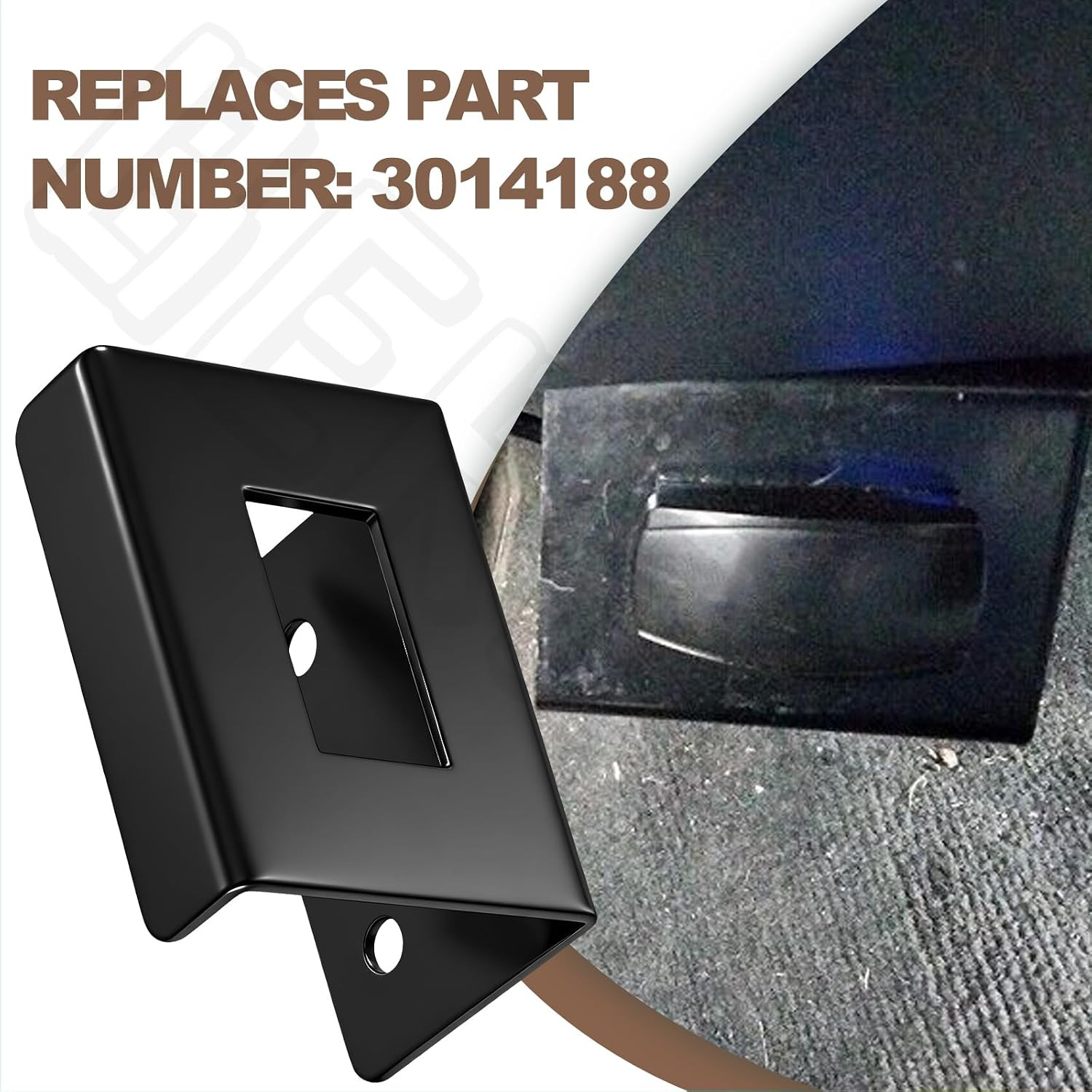 3014188 Rocker Switch Mounting Bracket for 12 Volt Double Momentary & Black