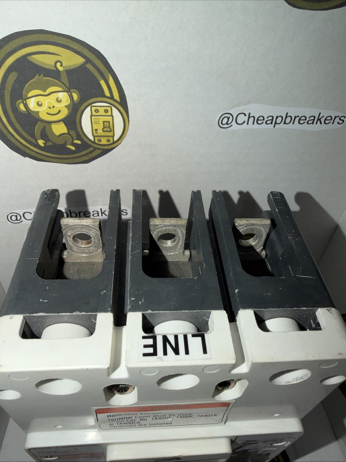 EATON HKD3400F CIRCUIT BREAKER 400 AMP 3 POLE 600V W/ KES3400LSI 400A USED