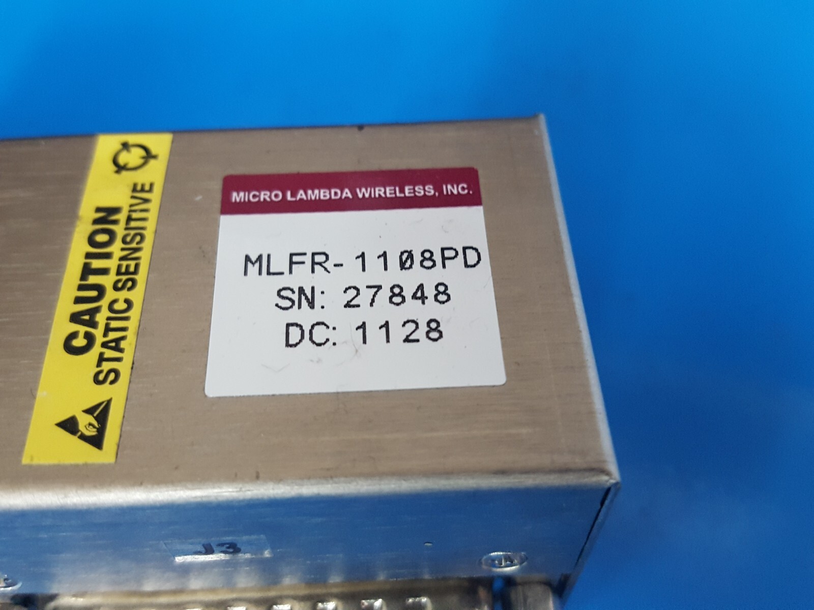 MICRO-LAMBDA MLFR-1108PD: Electromagnetic Band-Reject YIG Filter (27848)