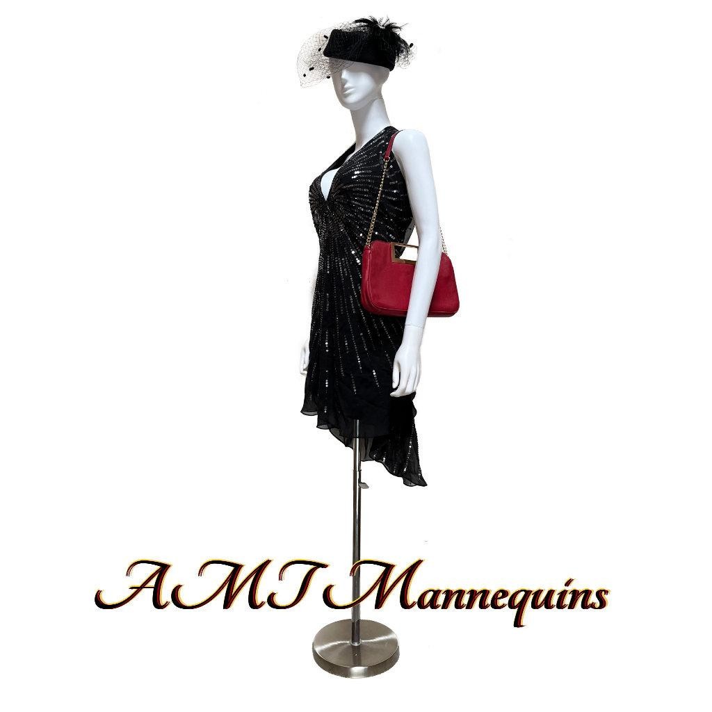 5ft 5″ Female mannequin torso+ base, Adjustable hgt, Removable head, arms, hands