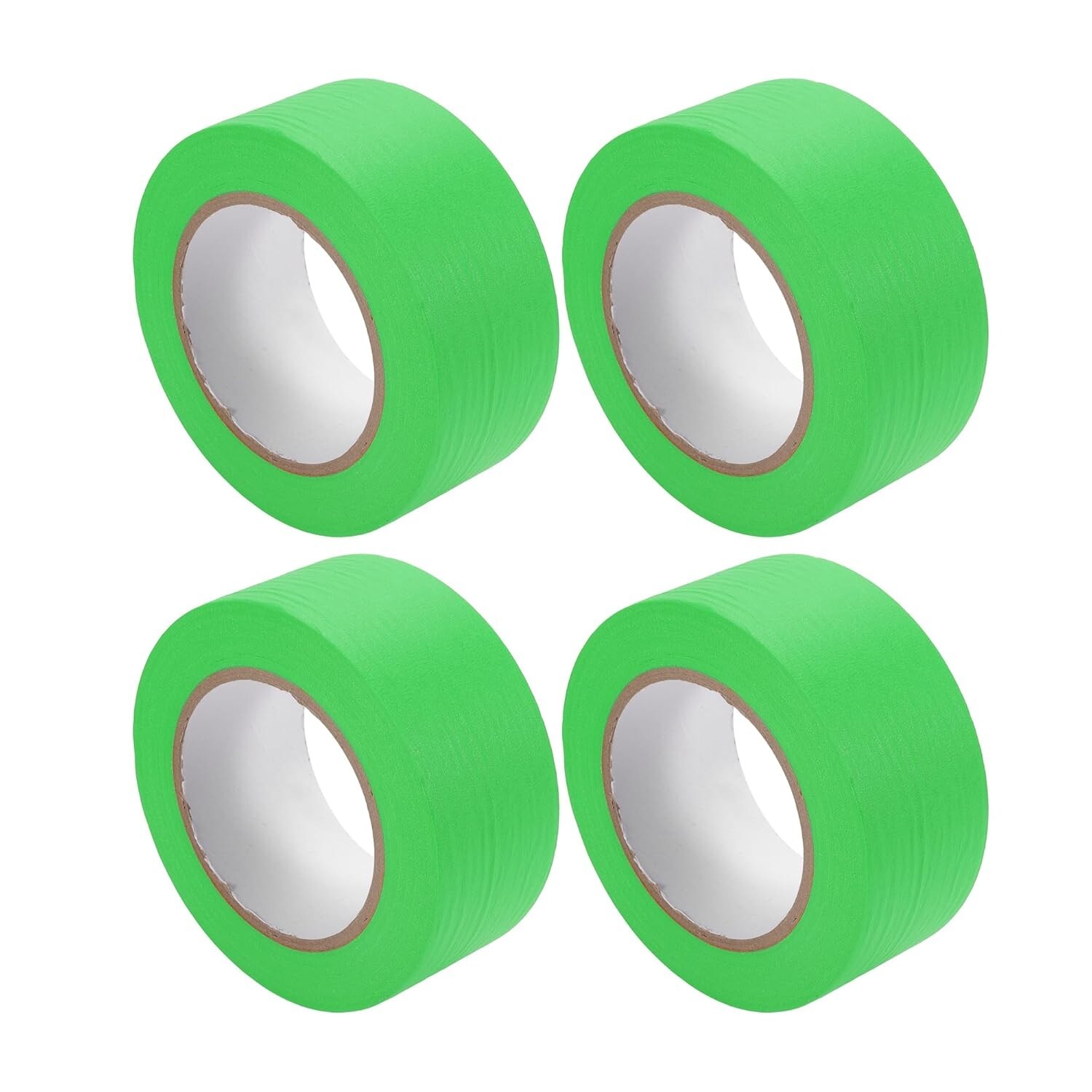 72 Rolls Green Painters Masking Tape, 2 Inch x 60 Yards 5.5 Mil, Walls Painting