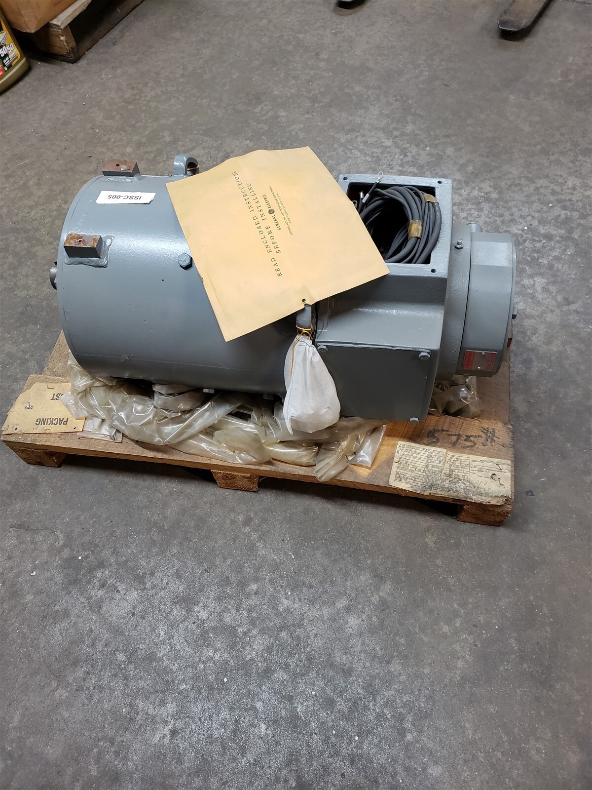 GE Kinamatic 20HP DC Motor 5CY1042E1 1150/4550 rpm 288AY New Old Stock