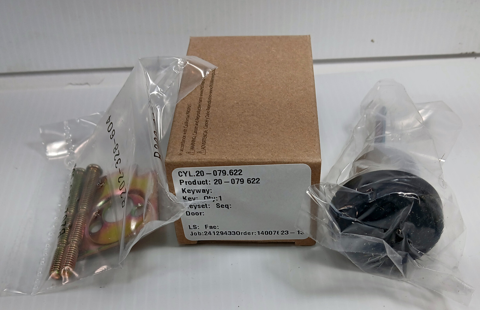 1 NEW SCHLAGE 20-079.622 INTERCHANGABLE RIM CYLINDER LESS CORE NIB *MAKE OFFER*