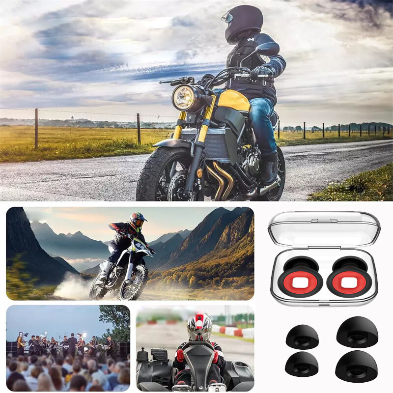 Ear Plugs Motorcycle Motorcycle Ear Plugs Wind Sleep 24 DB Decline Wind Noise US