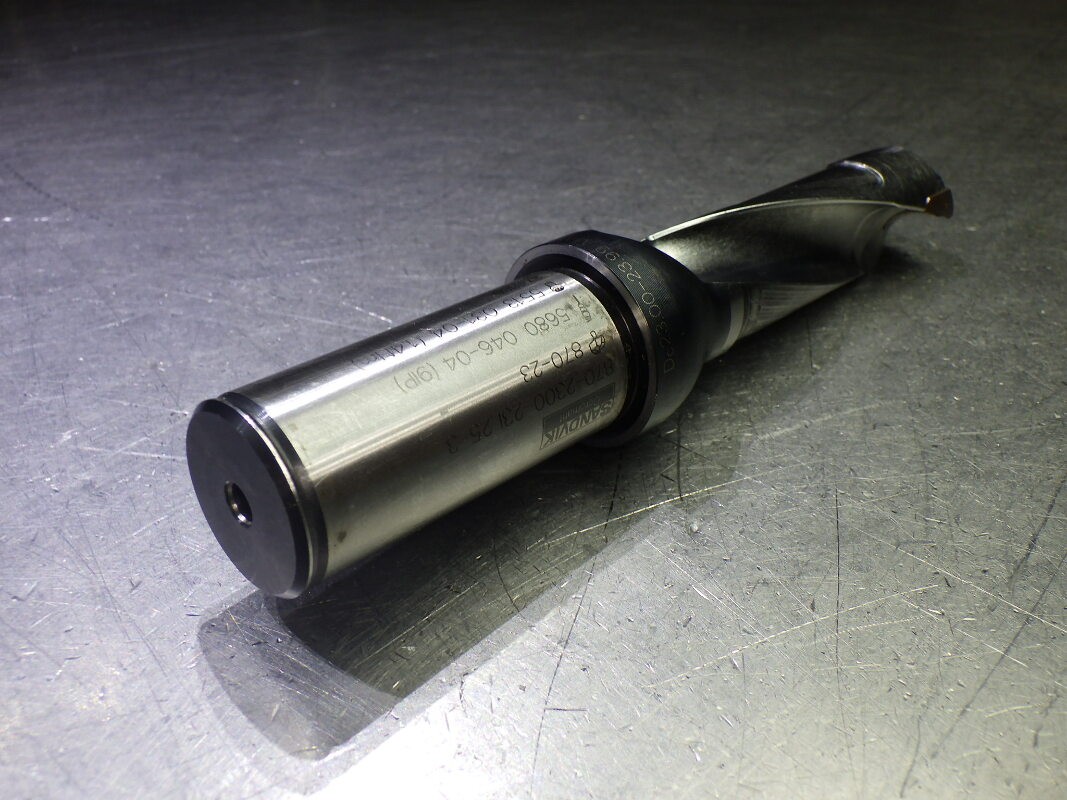 Sandvik 23mm Coolant Thru Drill 25mm Shank 870-2300-23L25-3 (LOC2060B)