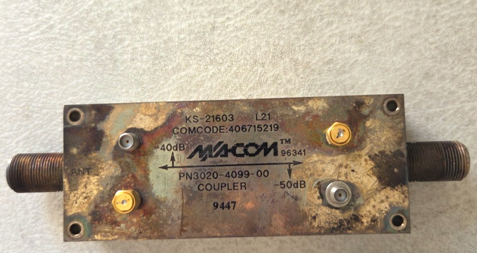 * WORKING MA-COM KS-21603-L21 COUPLER 3020-4099-00 KS-21603 PN3020-4099-00 MECCA