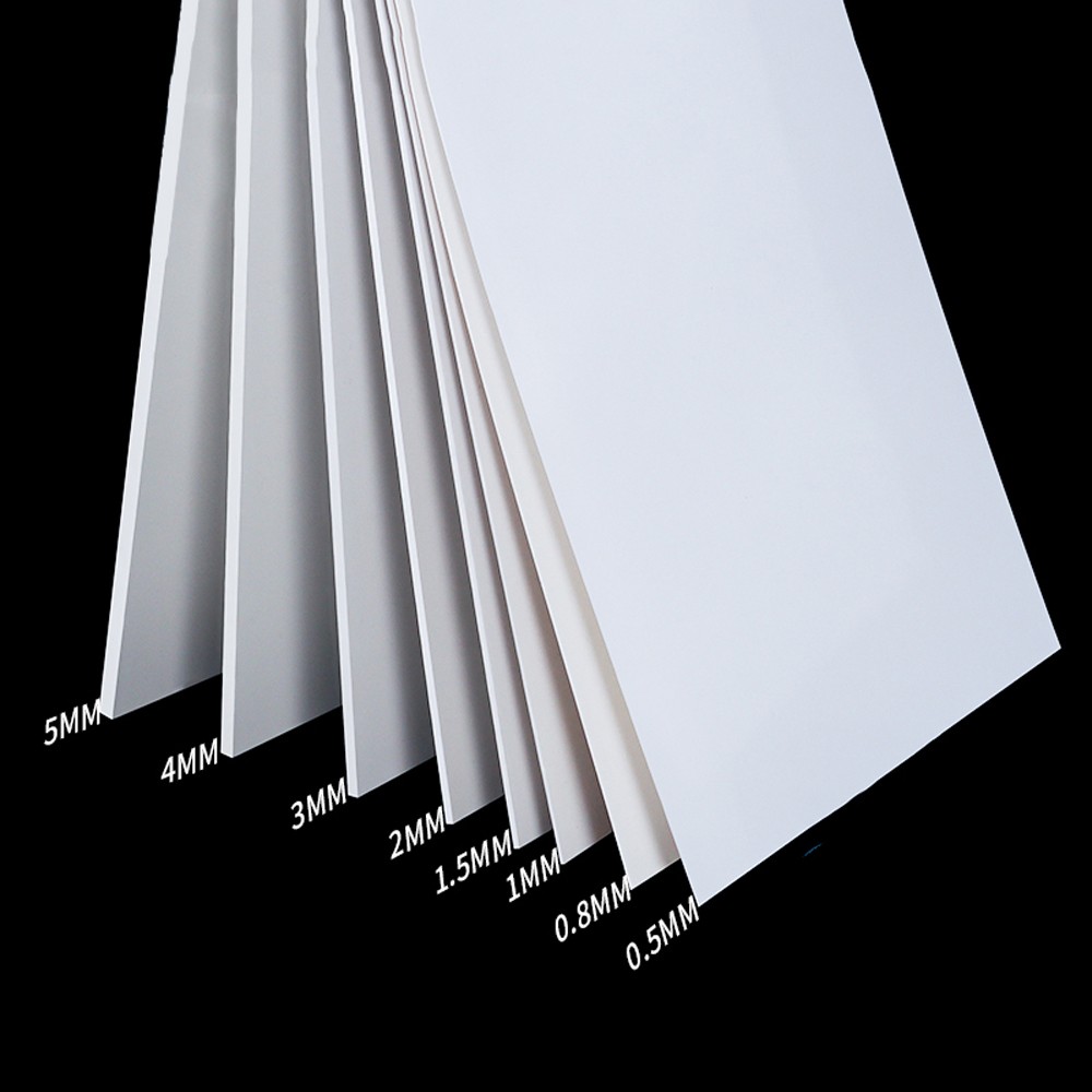 White/Black/Beige ABS Plastic Sheet Plastic Plate Board DIY Model Thick 1mm-40mm