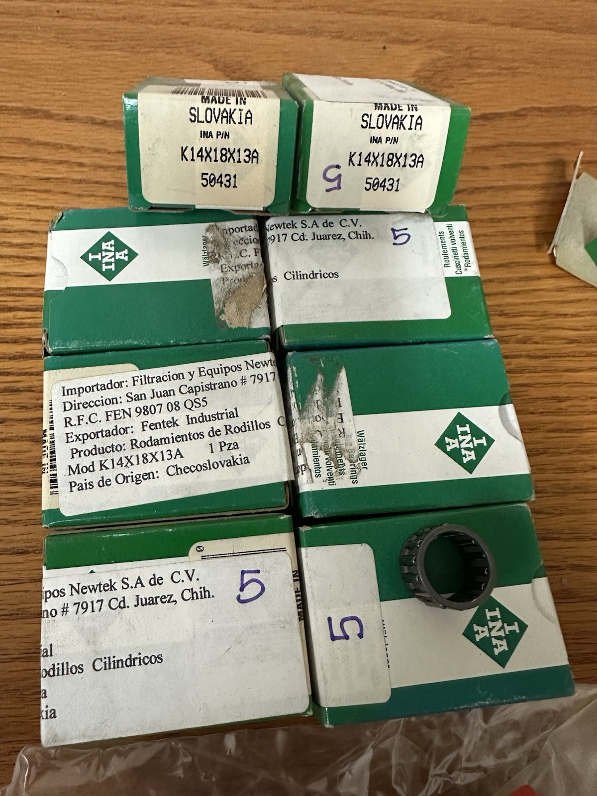 Needle Roller Bearing K14X18X13A Made In Slovakia
