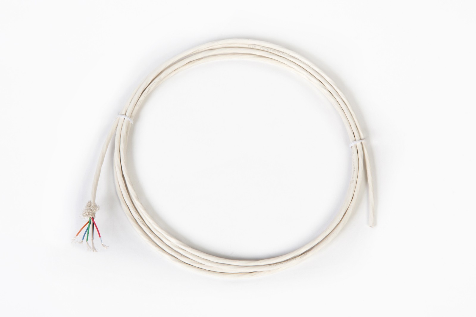10 Ft 22AWG AWG Shielded Silver Plated PTFE Wire Twisted Pair 19 strand Cable.