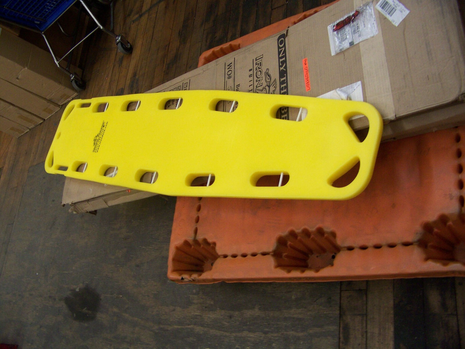 Iron Duck Flem NG Backboard Base w/ Pins 16″ X 72″ Yellow 35850P-YL New