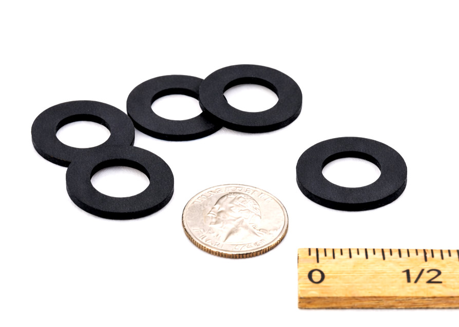 6mm ID x 13mm OD x 1.6mm EPDM Rubber Flat Sealing Washers Industrial MRO