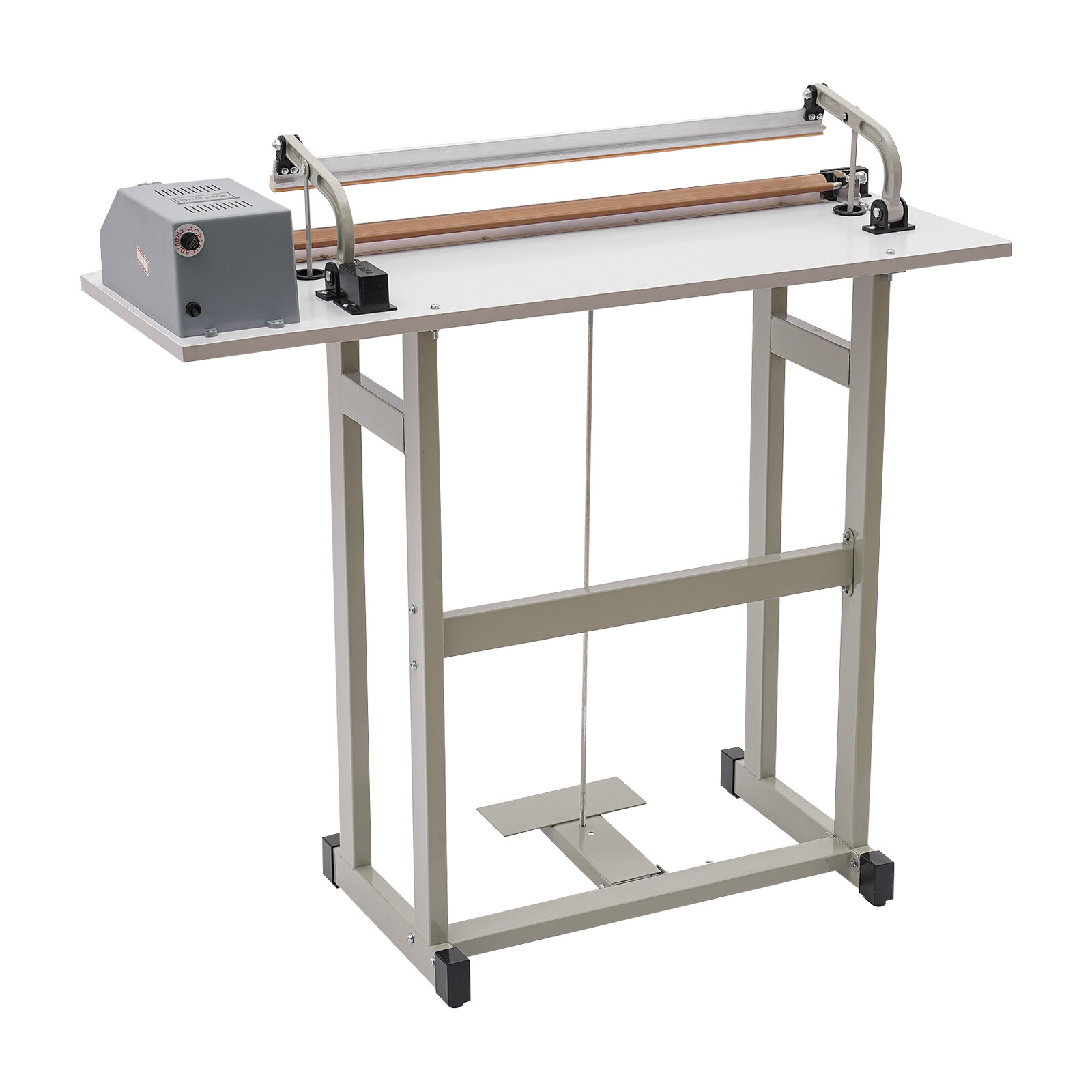 22.83″ Foot Pedal Impulse Sealer Heat Sealing Machine,Plastic Bag Sealer AC 110V