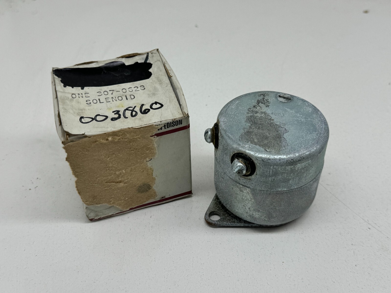 Onan OEM Part 307-0628 Stop Solenoid (Prescolite SSC 4003) ~~Rust/Oxidation~~