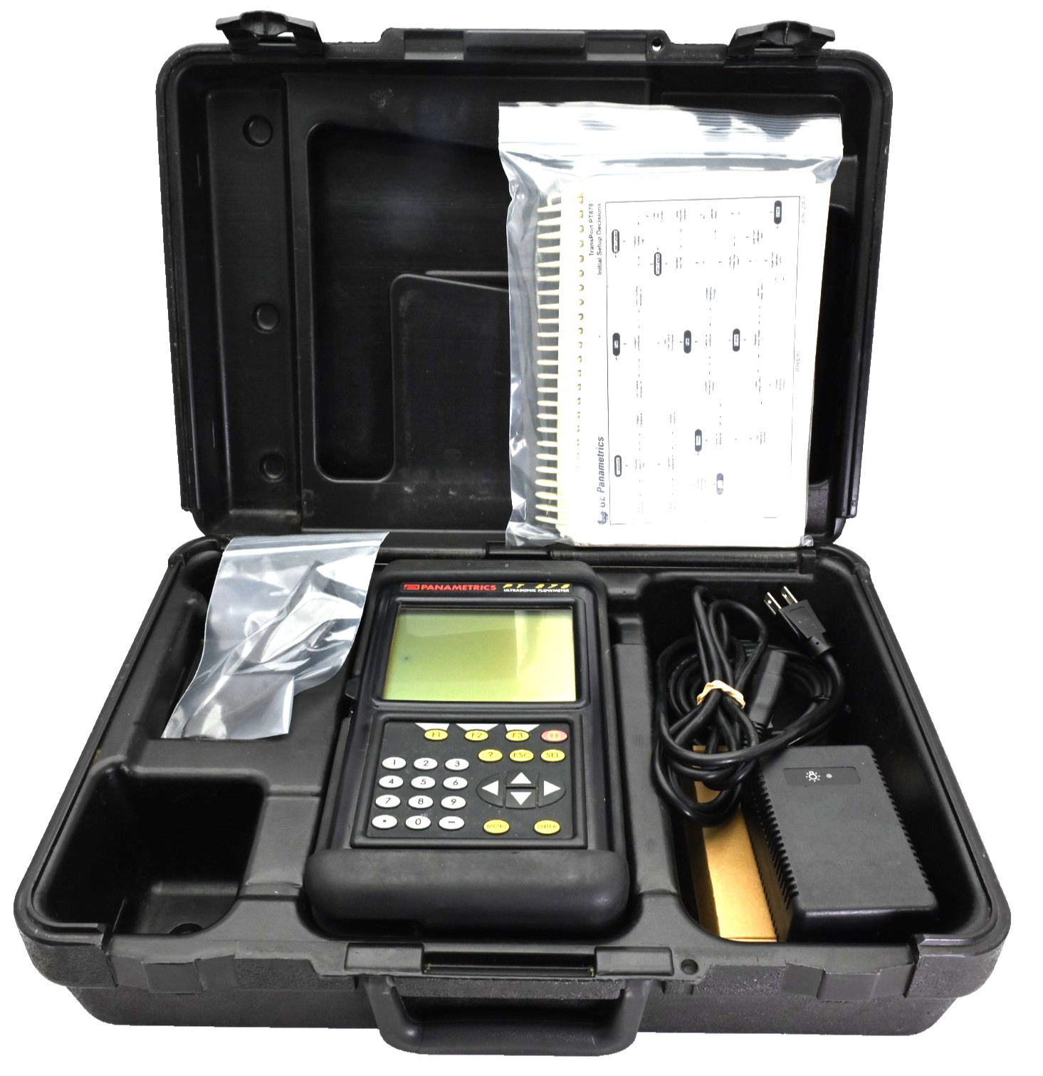 GE Panametrics TransPort PT878 Portable Ultrasonic Liquid Flowmeter, v3.05