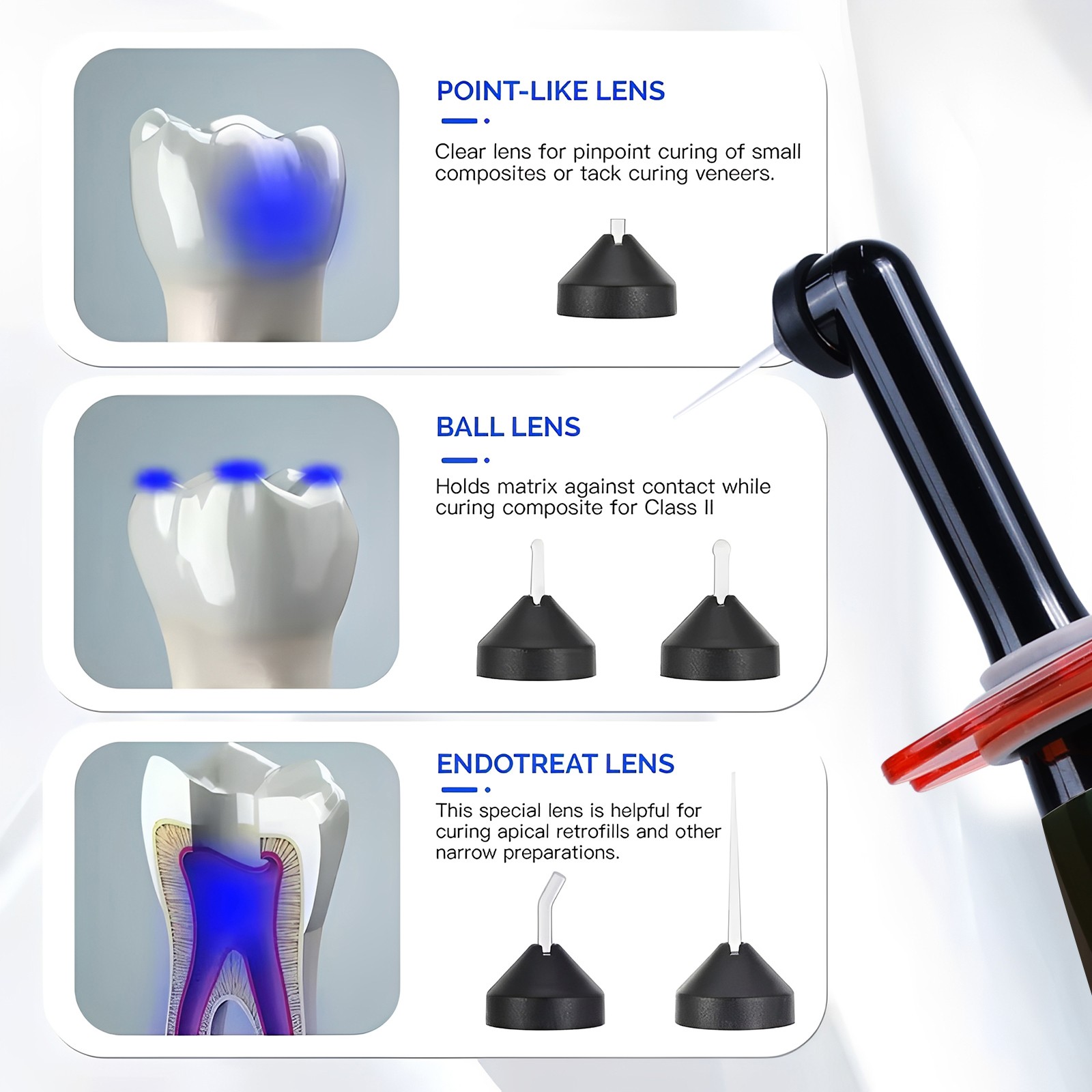 100X Copas de pulido para pulido Dental, copa profiláctica, tipo pestillo, c
