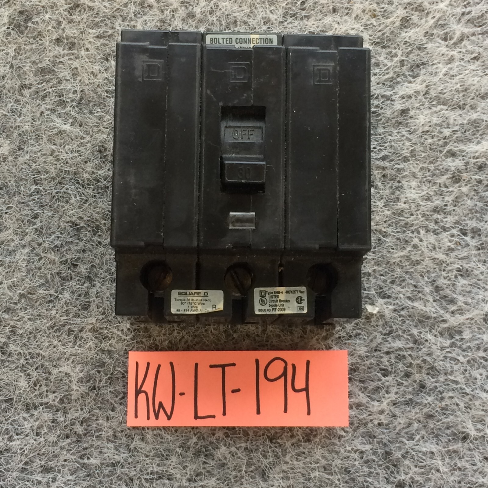 NOS Square D EHB34030 3 Pole Circuit Breaker 30 Amp *Ships Same Day*