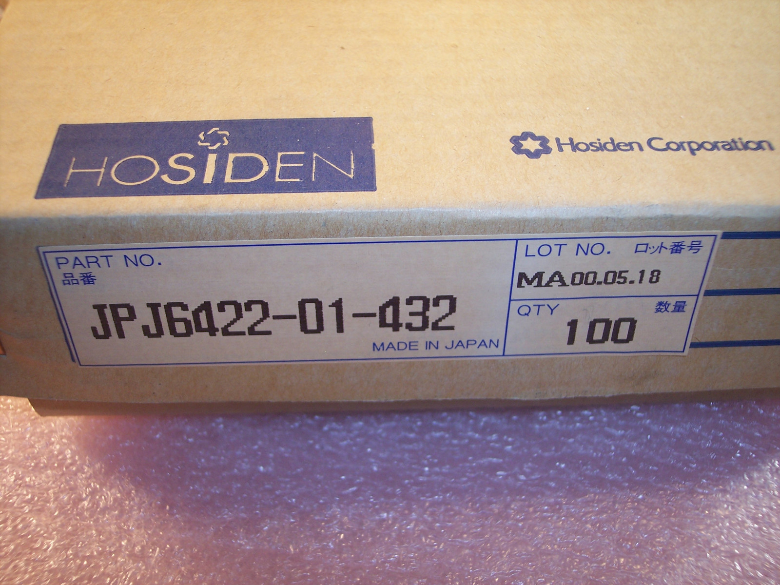 QTY (10) TRIPLE RCA PIN JACKS VERTICAL PCB MOUNT JPJ6422-01-432 HOSIDEN Y/W/R