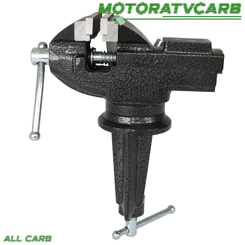 ALL-CARB 80 mm HD 360º Swivel Portable Table Bench Vice Clamp Mini Vise Anvil