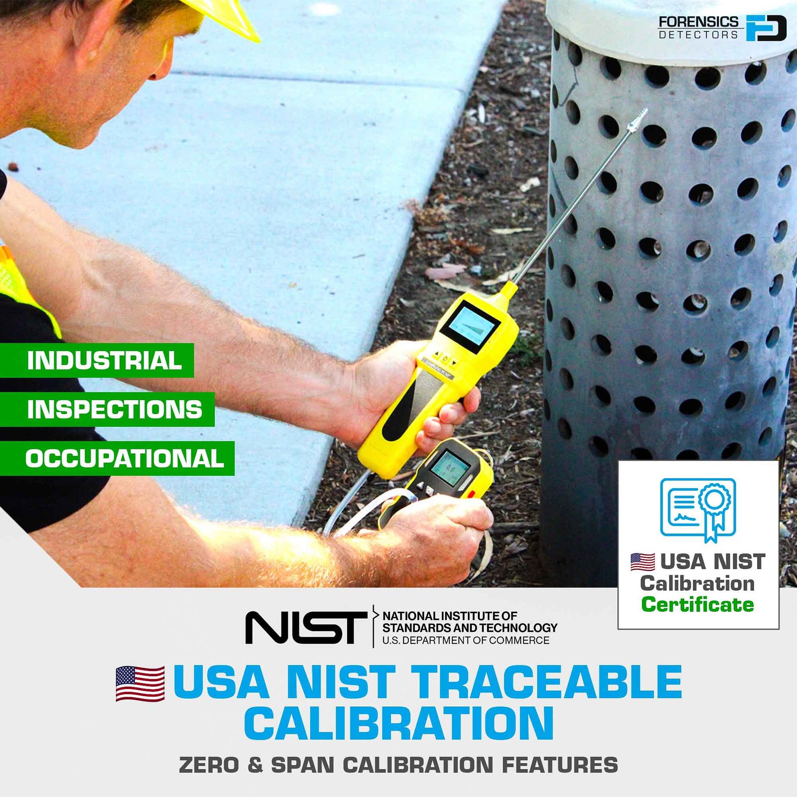 Carbon Monoxide Meter & Pump | USA NIST Calibration