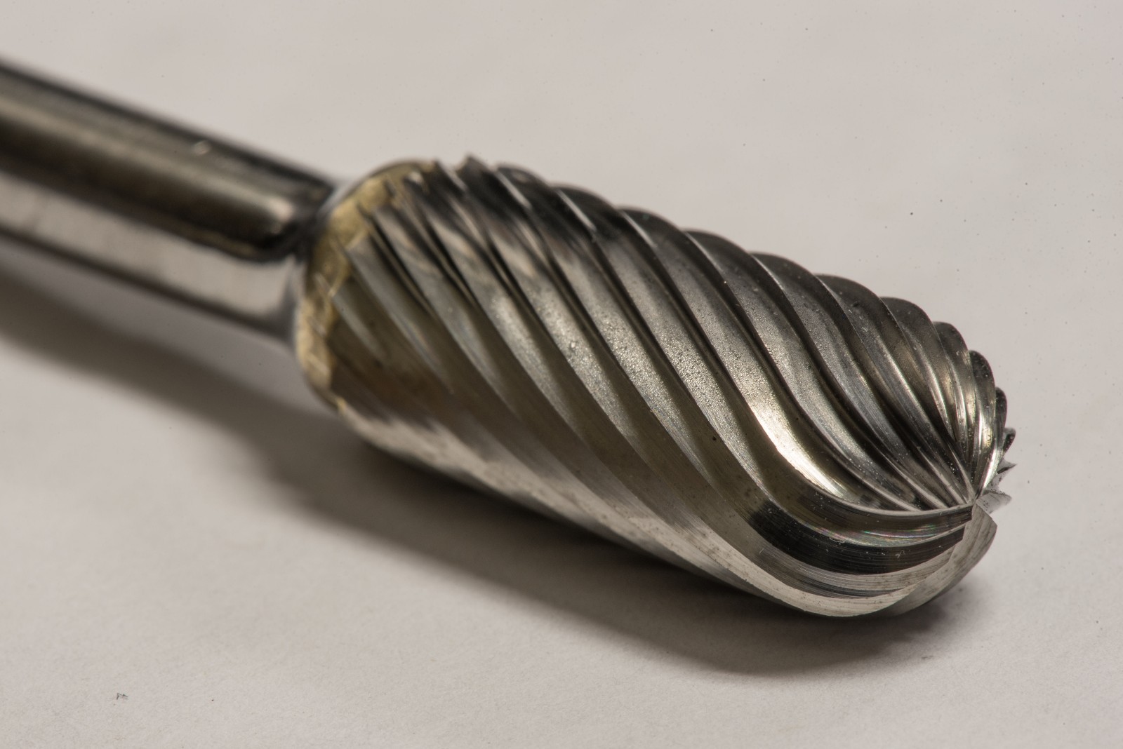 SC5S Cylindrical Radius 1/2″ Carbide Burr Bur Tool Die Grinder Bit 1/4″ Shank