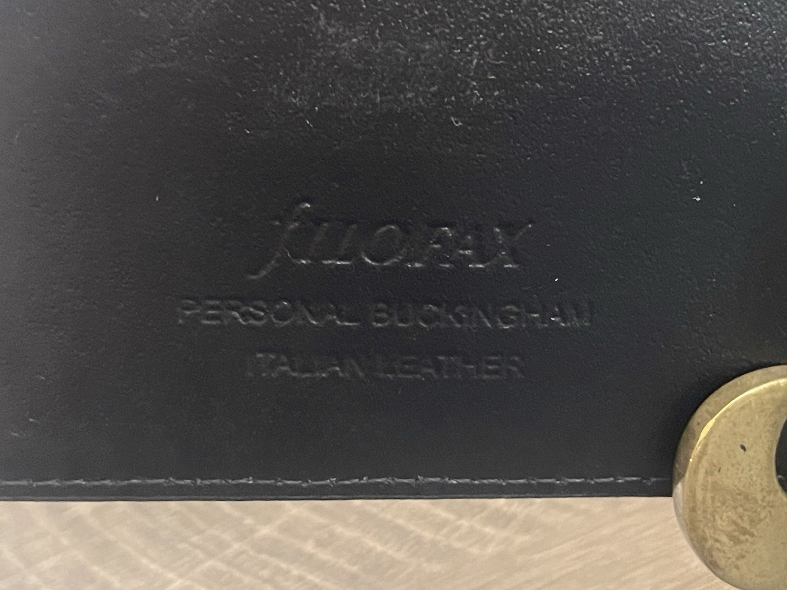 Filofax Personal Buckingham Italian Leather In Box NOS