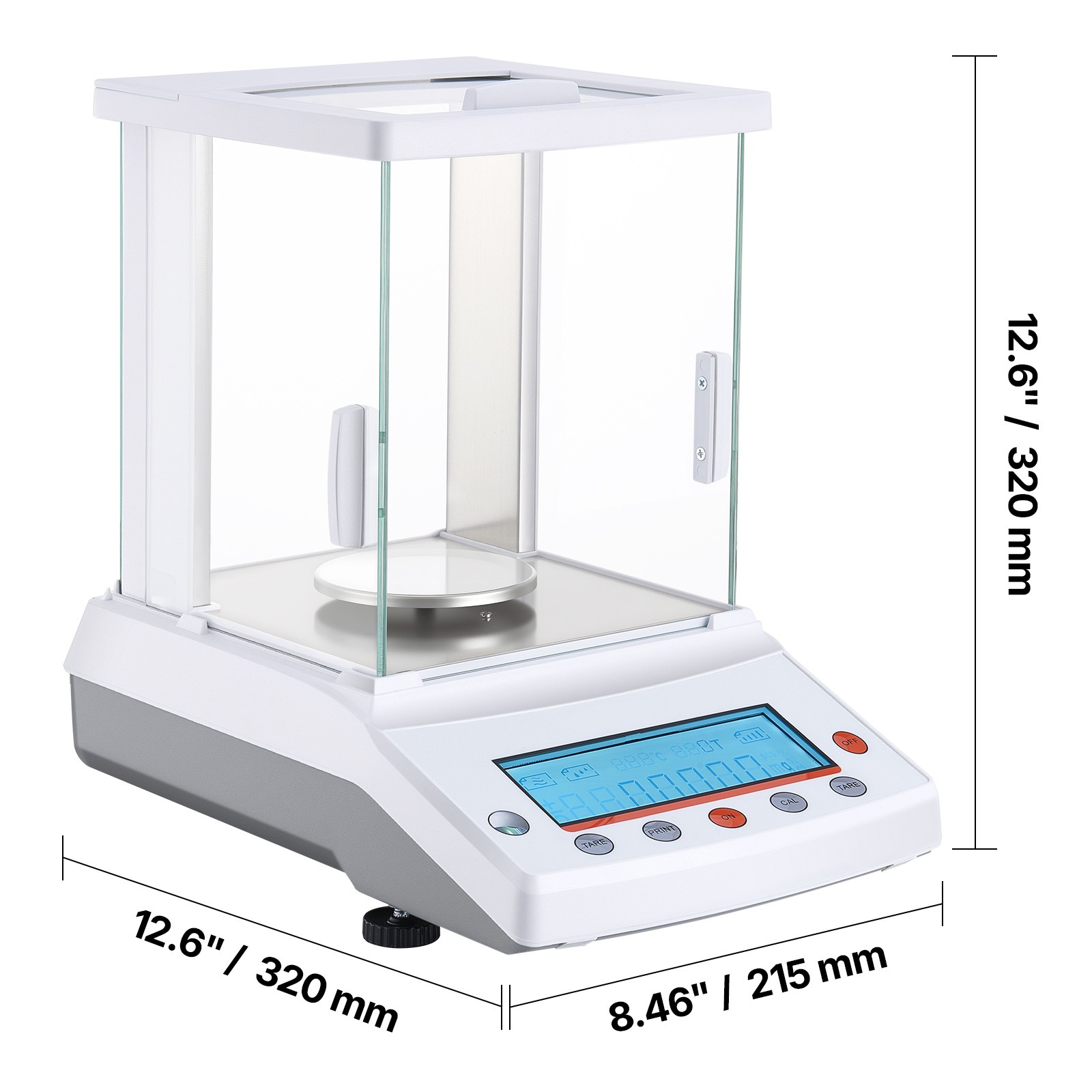 Uimoso Analytical Lab Scale 220g Capacity 0.0001g Precision, 4 Measurement Units