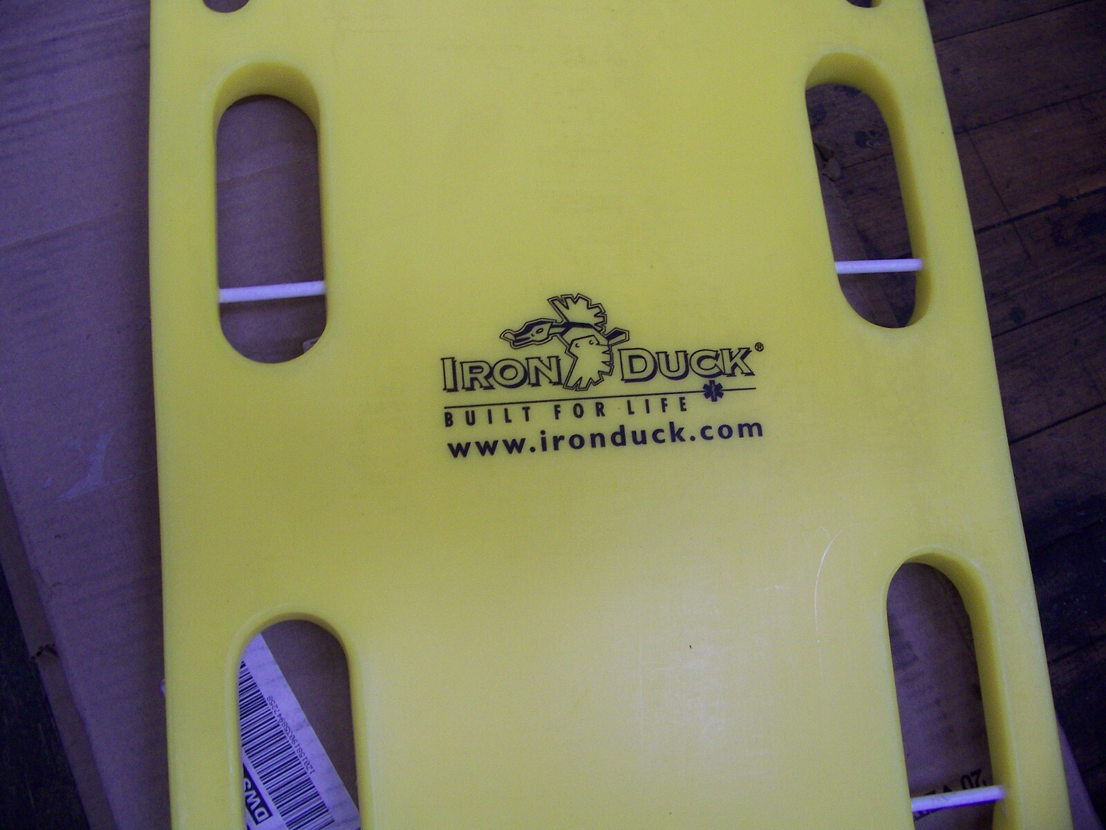 Iron Duck Flem NG Backboard Base w/ Pins 16″ X 72″ Yellow 35850P-YL New