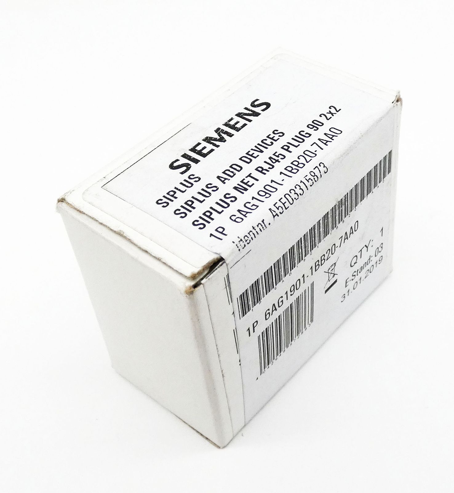 Siemens Siplus NET 6AG1901-1BB20-7AA0 E:03 RJ45 Plug 90 2×2 -sealed-