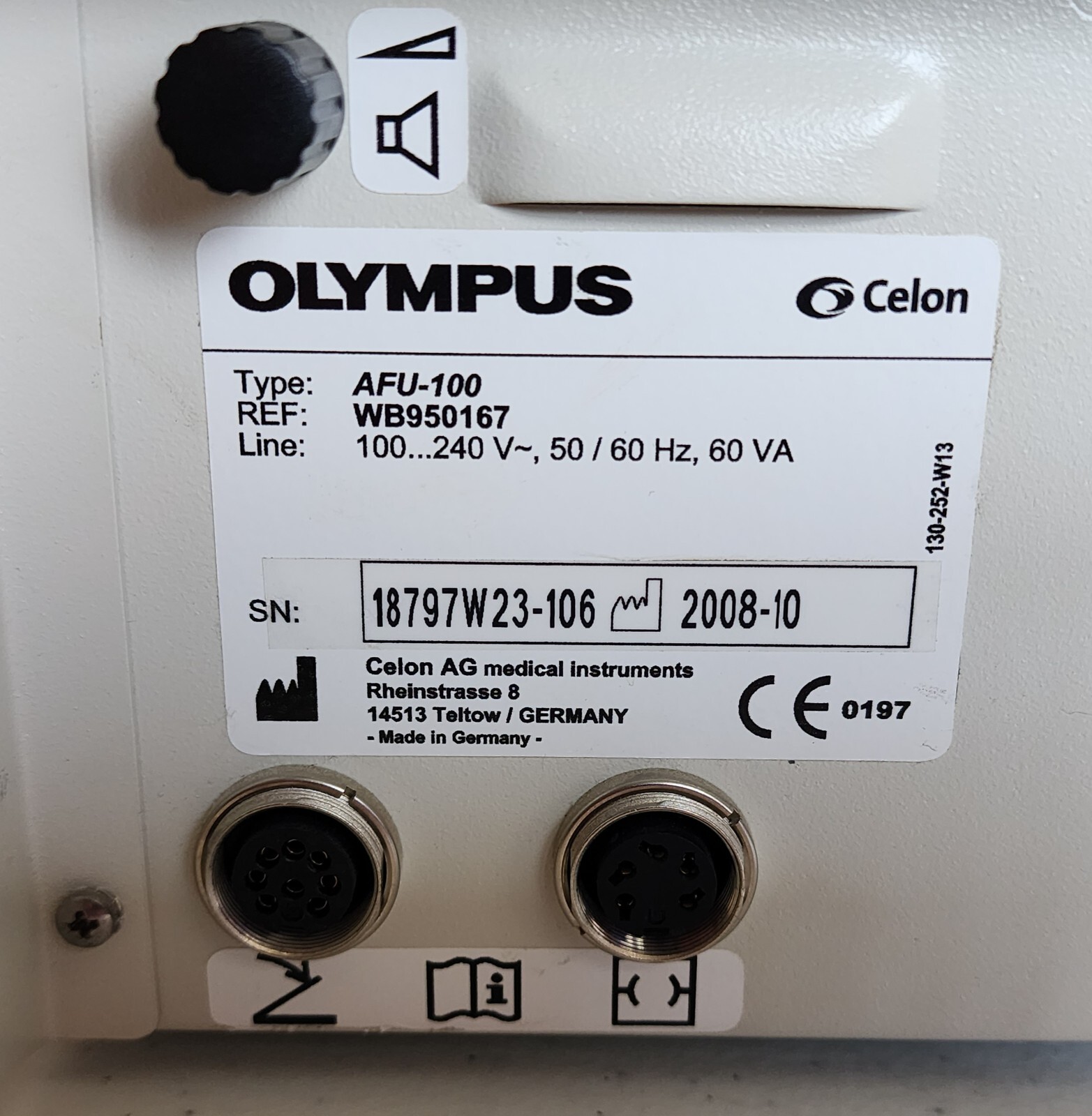 Olympus AFU-100 Endoscopic Flushing Pump «this unit powered up and sold as is»