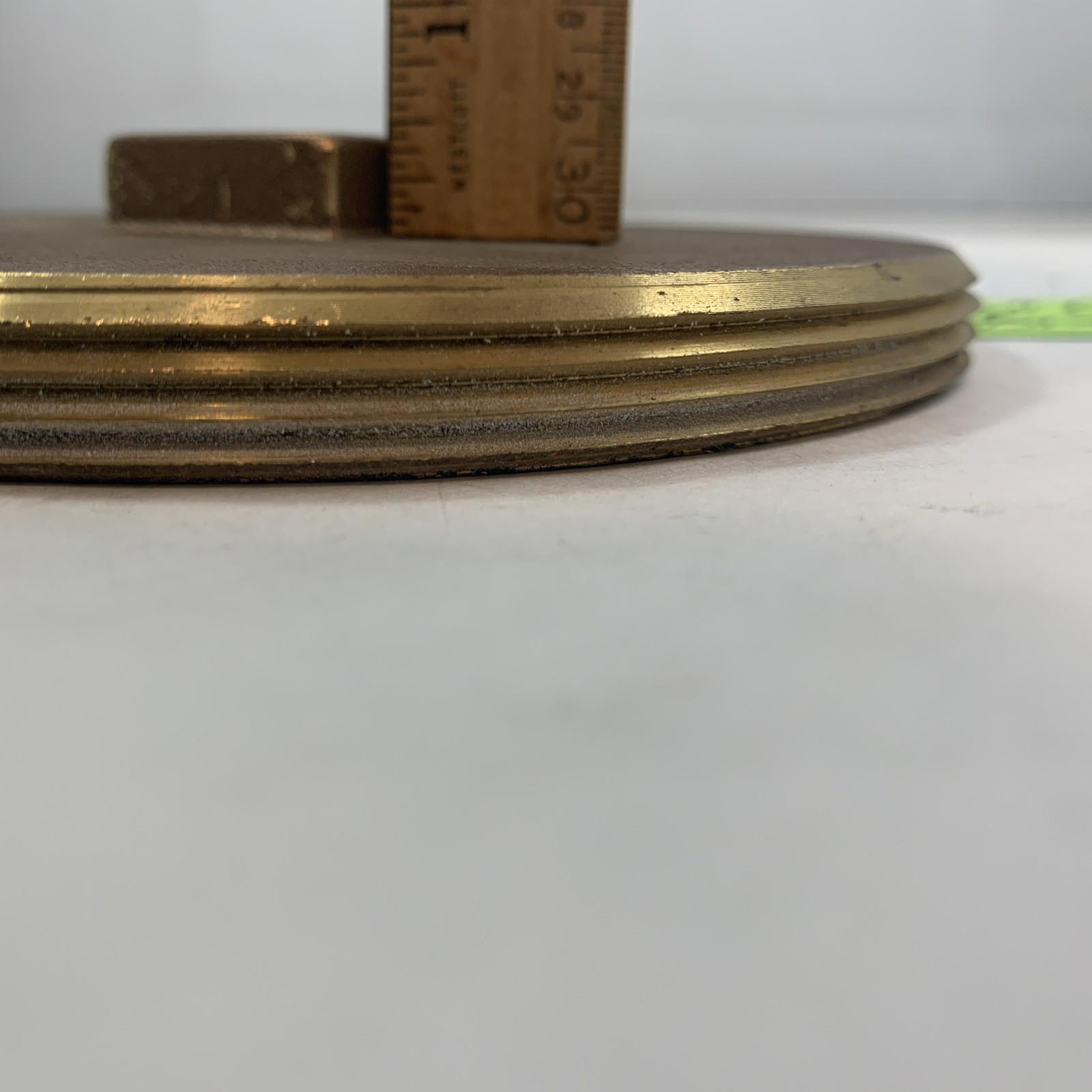 Raised Head Cleanout Plug 6 INCH Cap Brass Indonesia new Plumbing ABG#219A