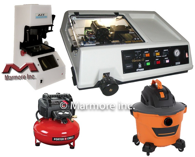 National Optronics Horizon II pattern lens edger complete Package