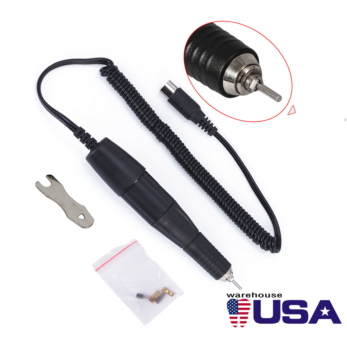 Dental Lab 35K rpm Motor Handpiece fit for Marathon Electric Micromotor Unit