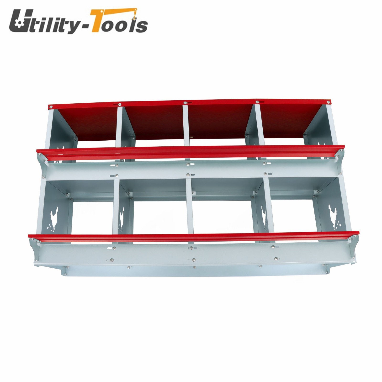 Durable Materials Chicken Nesting Boxes 8 Compartment Metal Poultry Nest Box