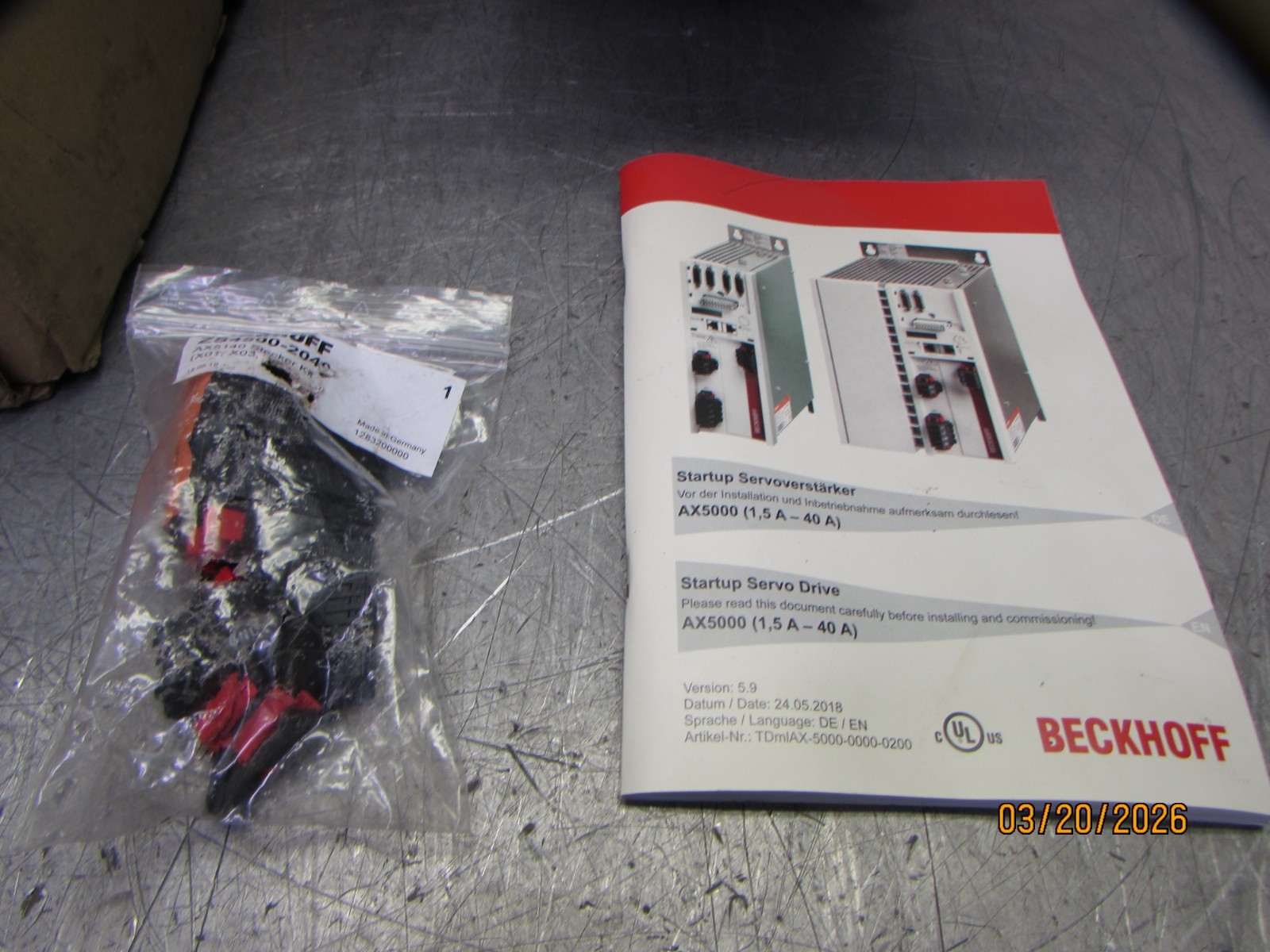 New! Beckhoff AX5140-0000-0202, Servo Drive, 3ph/ 100-480V/43.2A, MAKE OFFER!