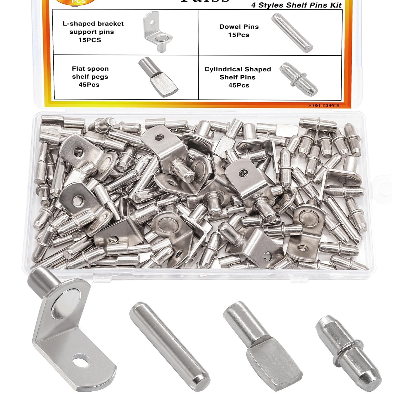 136PCS Cable Clamps Assortment Kit,10 Sizes 304 Stainless Steel Rubber Cushion
