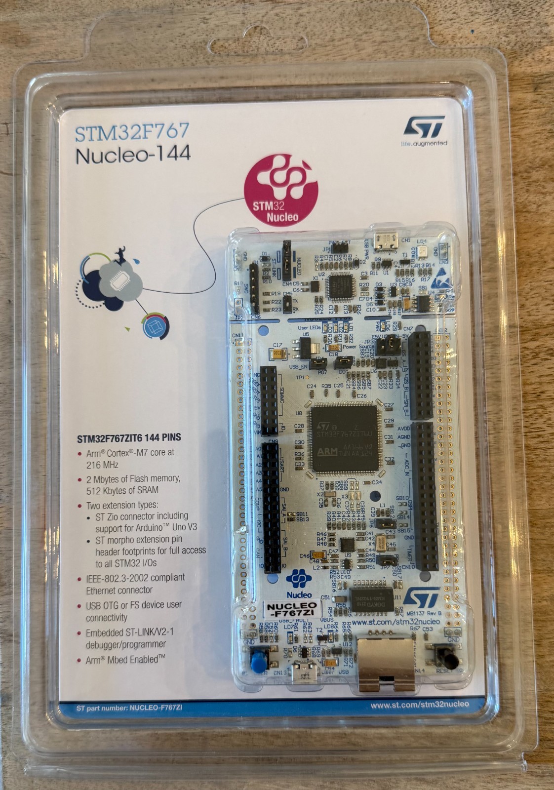 New-NUCLEO-F767ZI development board