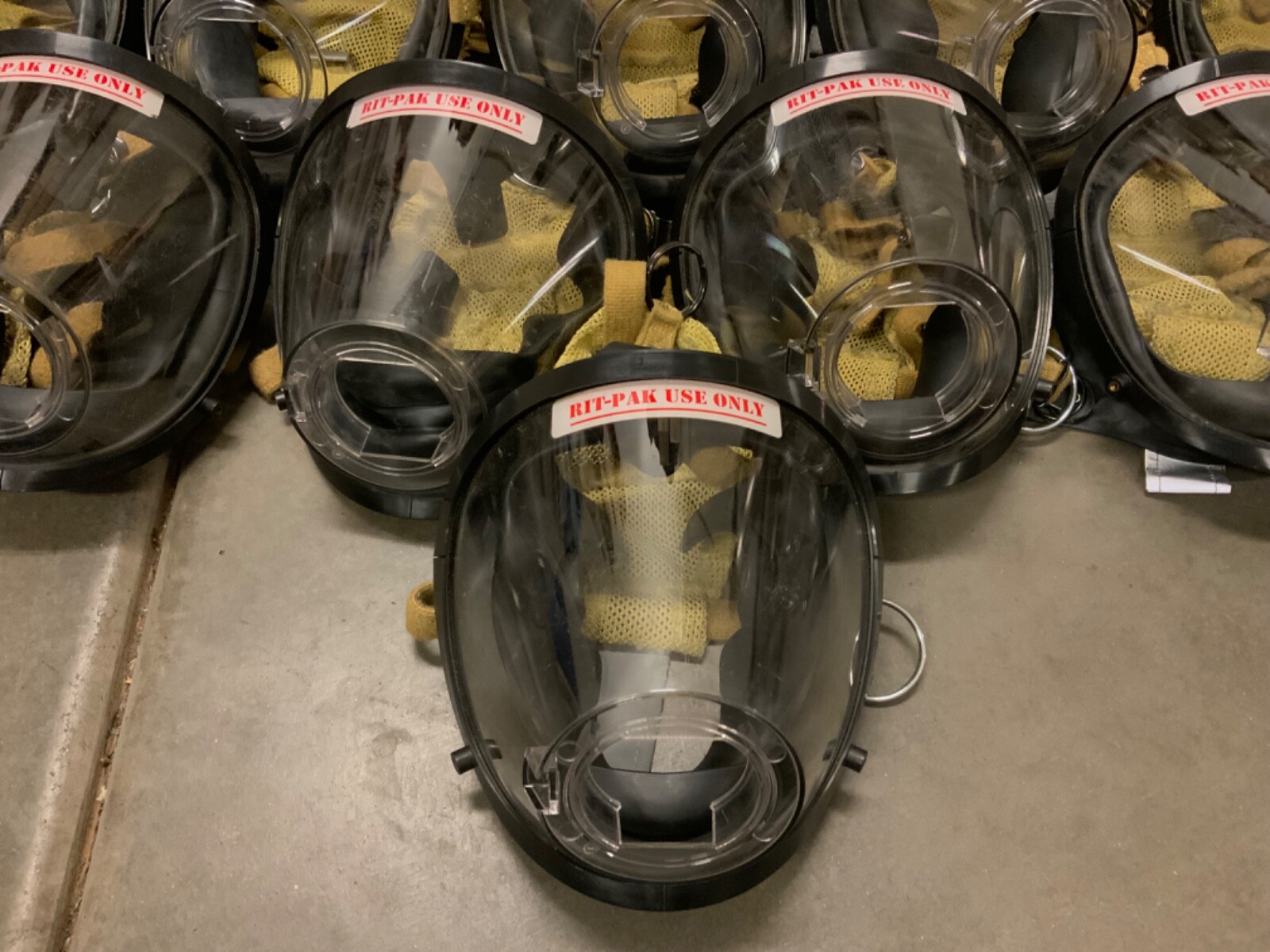 Scott AV3000 “RIT-PAK USE ONLY” Firefighter SCBA Mask KevlarHeadnet Size Medium