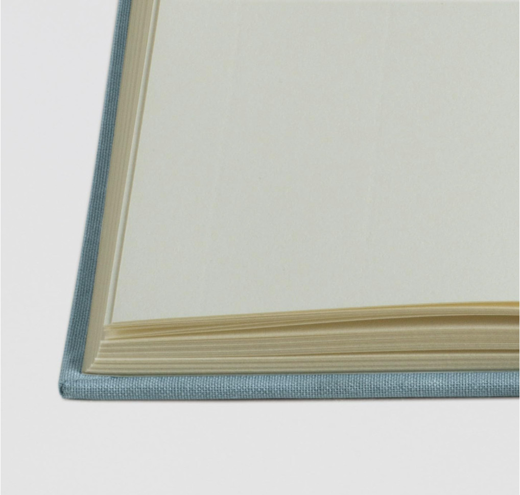 Semikolon A5 Classic Linen Cover Notebook Lime 6 X 8.4 Inches, 144 Blank Pages
