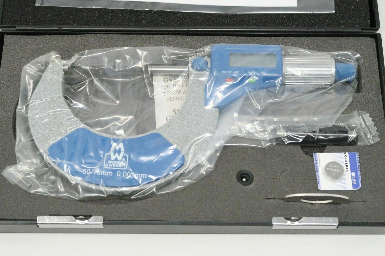 M&W Moore & Wright 2″-3″ 50mm – 75mm Digital Electronic Micrometer 200-03DDL