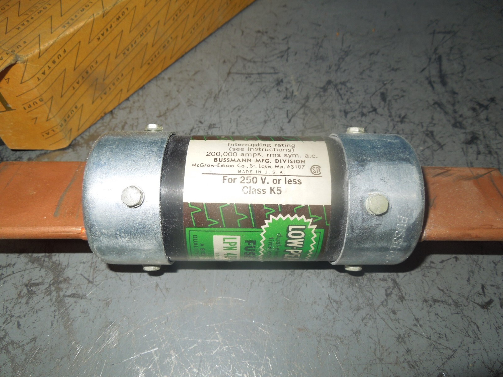 Bussmann Low-Peak LPN-400 400A 240V Fuse New Surplus