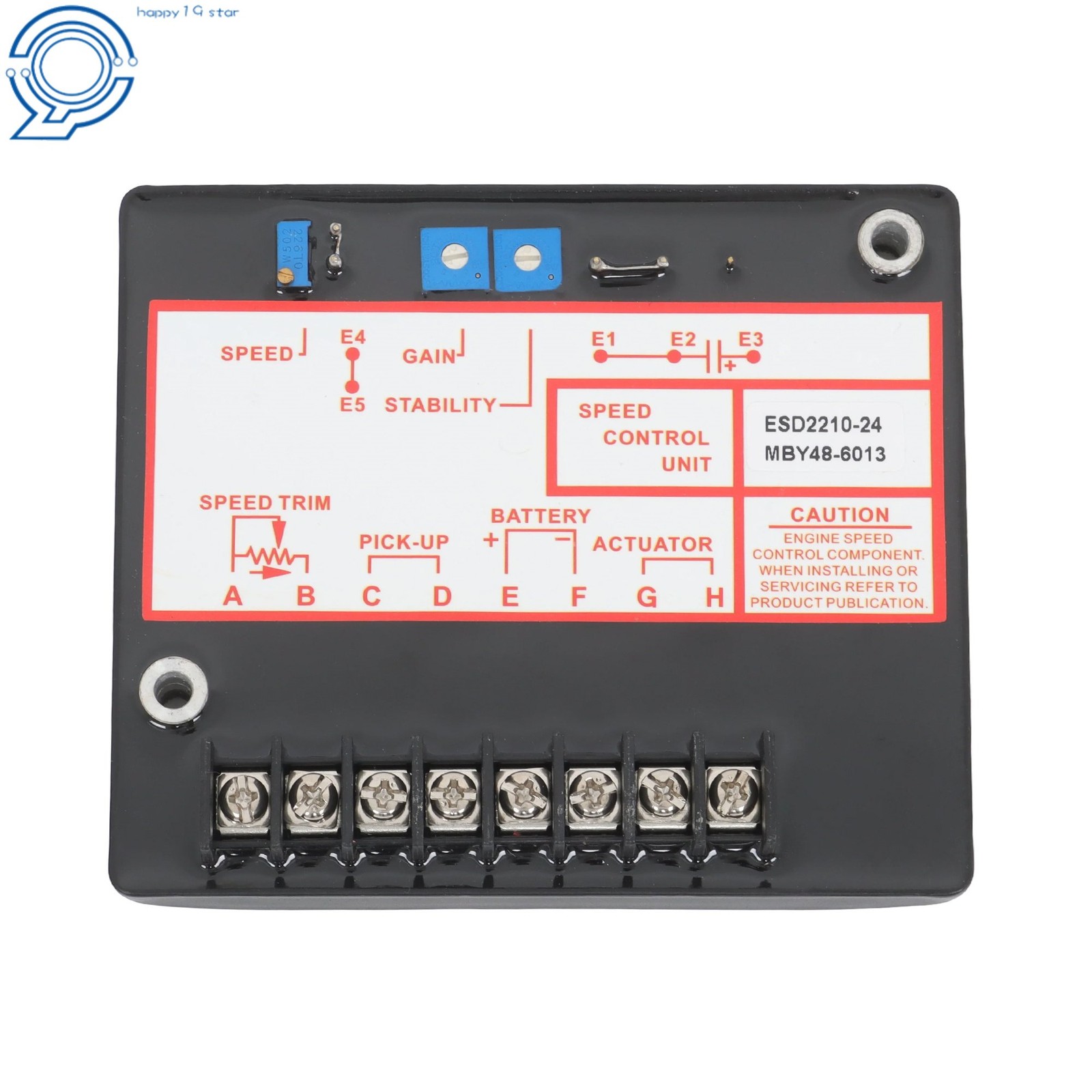 24V ESD2210-24 Generator ESD2210 Speed Controller Engine Speed Control Unit