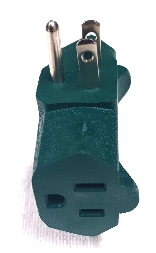 WALL TAP 3 WAY OUTLET PLUG ADAPTOR 15 AMP 125 VOLT 1875 WATT