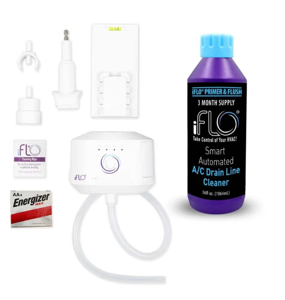 iFLO Smart Automated A/C Drain Line Cleaner HVAC 3 Month Refill Kit System New