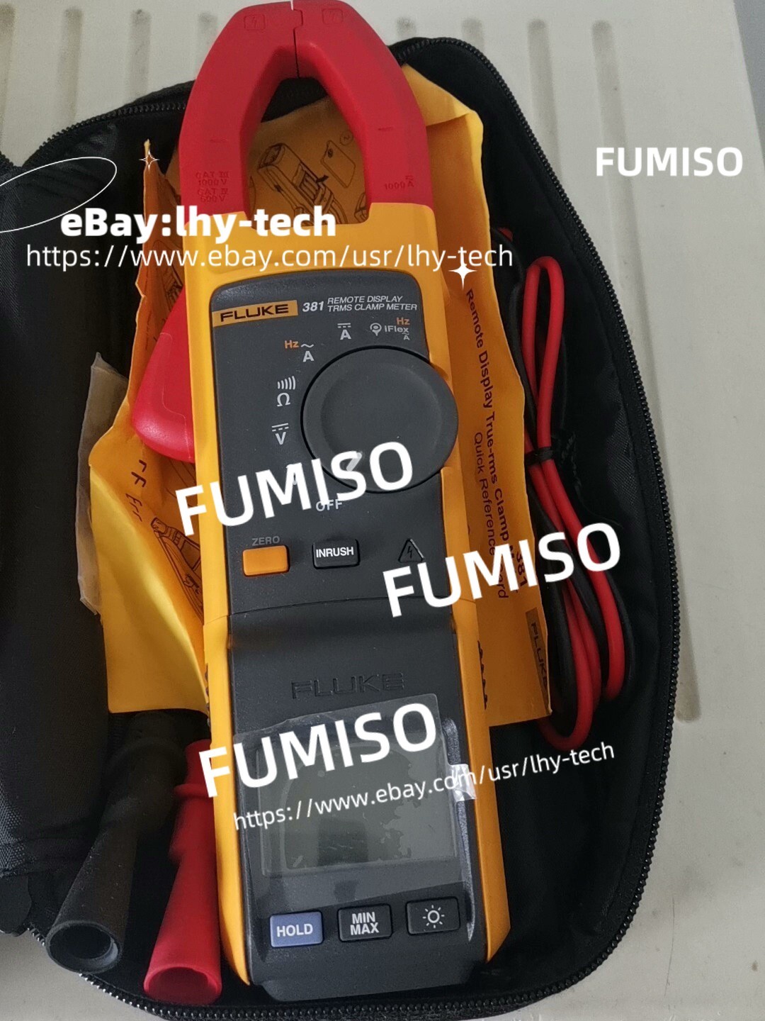 NEW Fluke 381 Remote Display True RMS AC/DC Clamp Meter with iFlex-