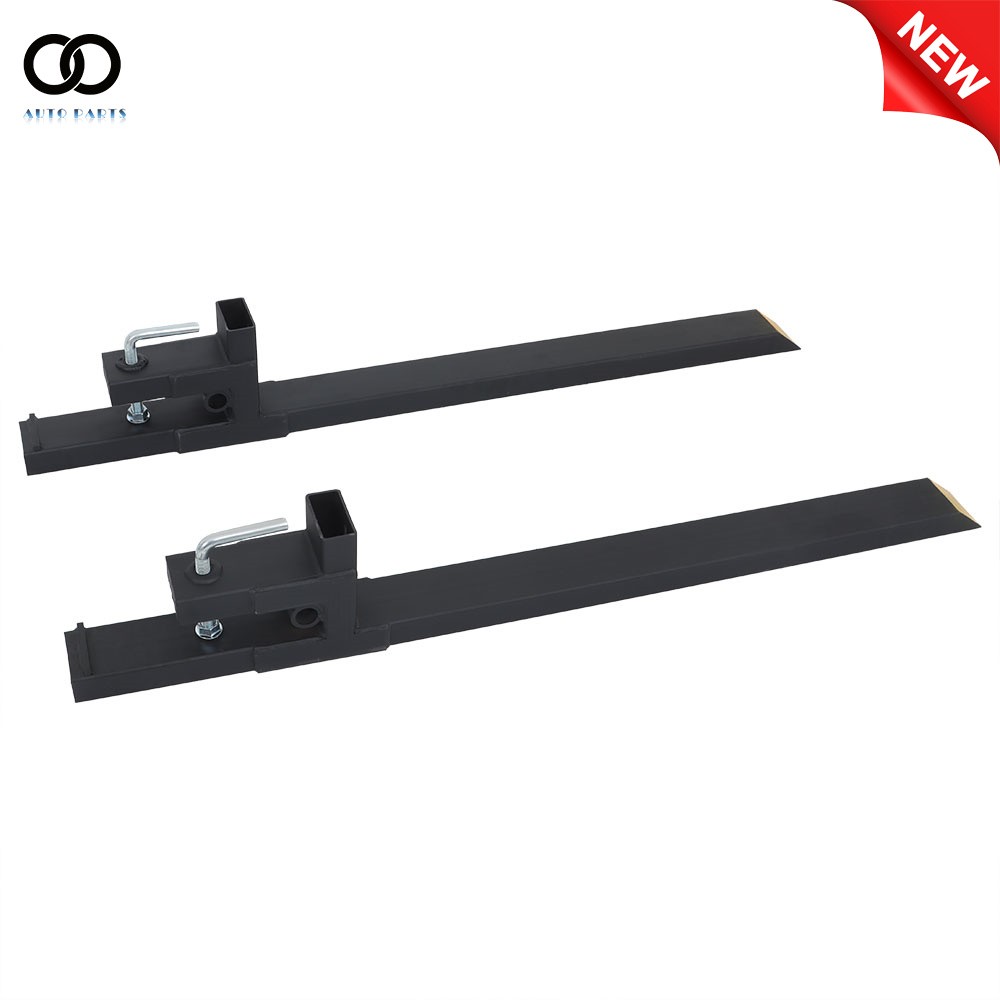 4000lb Clamp on Bucket Pallet Forks Tractor Loader Skid Steer Attach 60»
