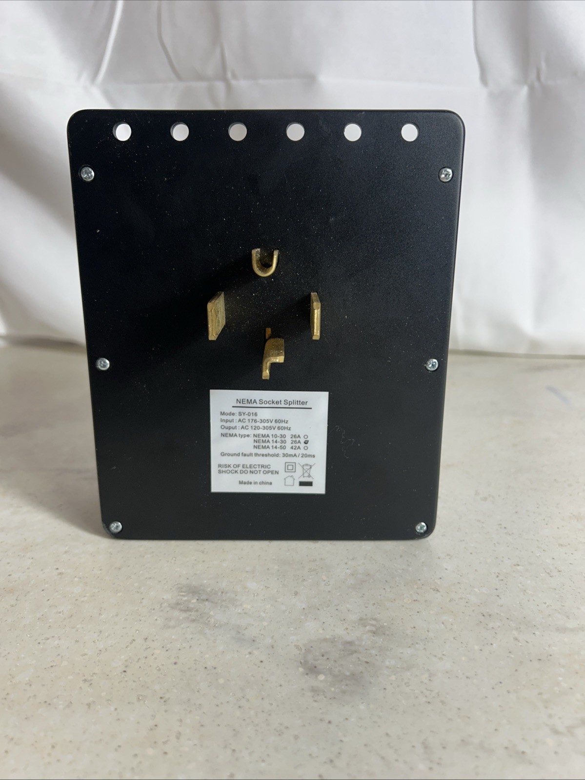 Scealy 43amps NEMA SOCKET SPLITTER SY-016