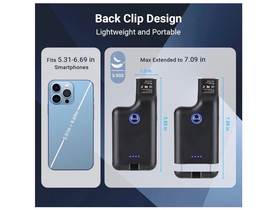 Tera Wireless 1D 2D QR Barcode Scanner Portable Back Clip 3 in 1 2.4GHz 0013