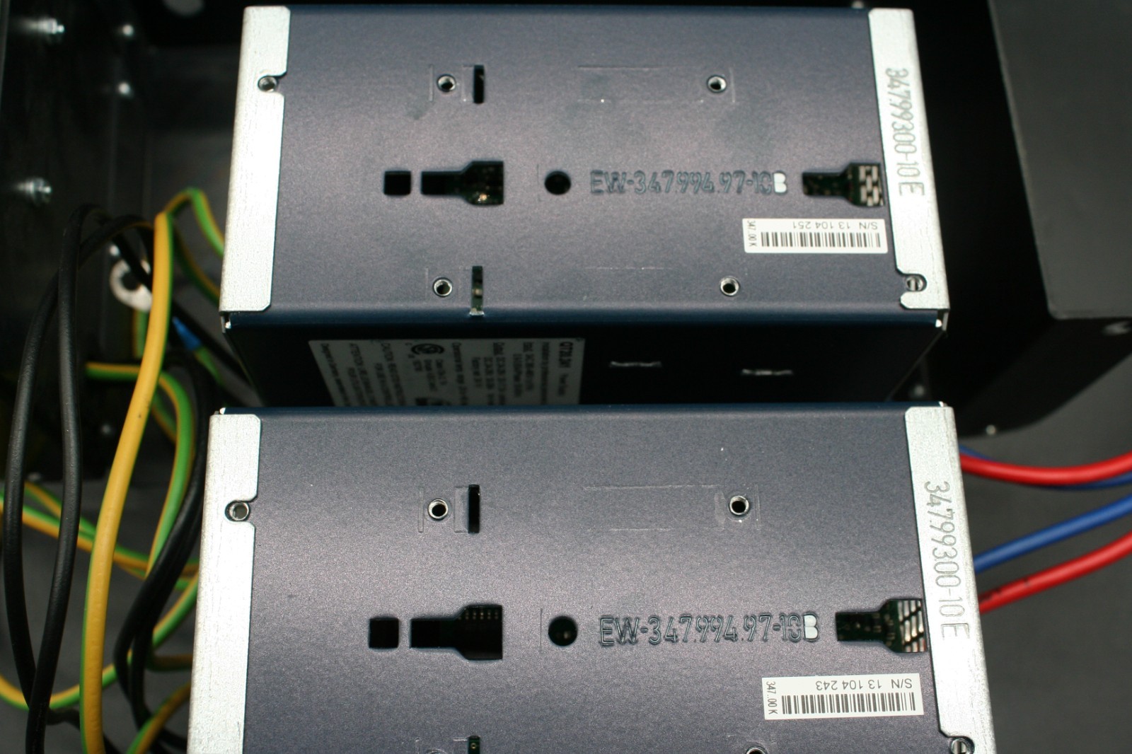 Two (2) PULS QT20.241 Power Supplies with Housing Unit and Cables 480 W Output