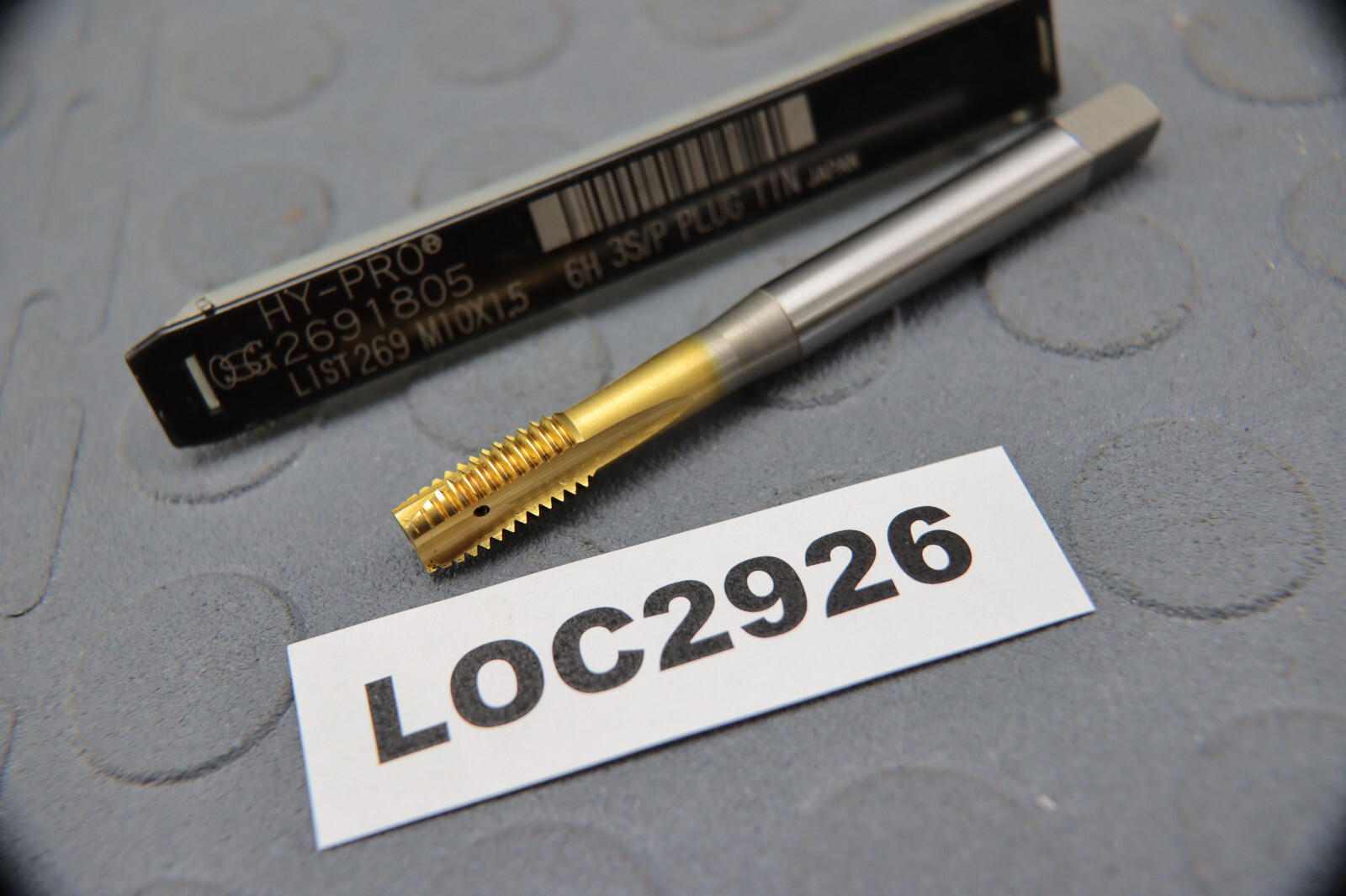 OSG HY-PRO TAP ( M10X1.5 ) 6H 3S/P PLUG 3 FLUTE LOC2926